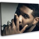 Usher Cool Portrait R&B Music Singer  20x16 inch FRAMED CANVAS WALL PRINT