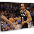 Kawhi Leonard San Antonio Spurs Basketball WALL  20x16 inch FRAMED CANVAS PRINT