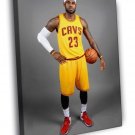 LeBron James 2015 Cleveland Cavaliers Sport WALL  20x16 inch FRAMED CANVAS PRINT