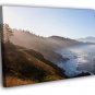 Hills Forest Waves Sea Beautiful Nature  20x16 inch FRAMED CANVAS WALL PRINT