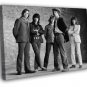Young Mick Jagger Rare BW Retro Rock Band WALL  20x16 inch FRAMED CANVAS PRINT