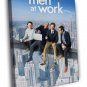 Men at Work Tv Series WALL  20x16 inch FRAMED CANVAS PRINT