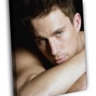 Channing Tatum Portrait Actor  20x16 inch FRAMED CANVAS WALL PRINT