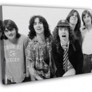AC DC Malcolm Angus Young Larry Van Kriedt Retro Band WALL  20x16 inch FRAMED CANVAS PRINT