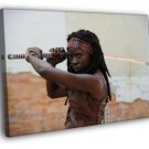 The Walking Dead Michonne Danai Gurira TV Show WALL  20x16 inch FRAMED CANVAS PRINT
