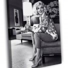 Marilyn Monroe Old Retro Classic Vintage BW  20x16 inch FRAMED CANVAS WALL PRINT