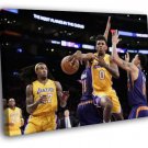 Nick Young Pass Swaggy P Los Angeles Lakers  20x16 inch FRAMED CANVAS WALL PRINT
