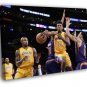 Nick Young Pass Swaggy P Los Angeles Lakers  20x16 inch FRAMED CANVAS WALL PRINT