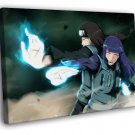 Naruto Hyuuga HInata Hyuuga Neji Anime Manga WALL  20x16 inch FRAMED CANVAS PRINT