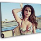 Selena Gomez Beautiful Hot Cute Singer Actress  20x16 inch FRAMED CANVAS WALL PRINT