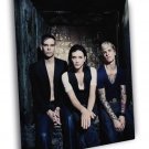 Placebo Rock Band Group Music  20x16 inch FRAMED CANVAS WALL PRINT