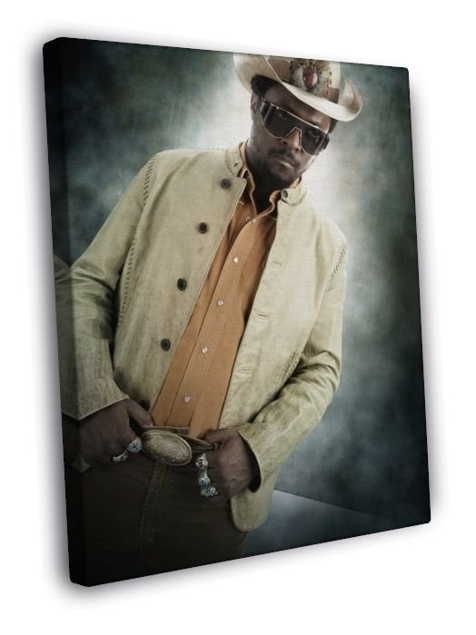 Will.i.am Hip-Hop R&B Rapper Singer  20x16 inch FRAMED CANVAS WALL PRINT