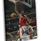 Tracy McGrady Houston Rockets Monster Dunk Basketball WALL  20x16 inch FRAMED CANVAS PRINT