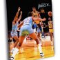 Magic Johnson Pass Signature Lakers Vintage WALL  20x16 inch FRAMED CANVAS PRINT