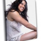 Michelle Rodriguez Cute Smile Actress WALL  20x16 inch FRAMED CANVAS PRINT