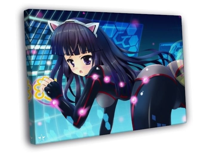 Guilty Crown Tsugumi Hot Cute Girl Anime Art WALL  20x16 inch FRAMED CANVAS PRINT