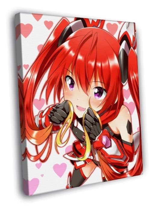 Gonna be the Twin-Tail!! Twintail Anime Manga WALL  20x16 inch FRAMED CANVAS PRINT