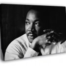 MLK Martin Luther King Jr. Portrait Civil Rights Old WALL  20x16 inch FRAMED CANVAS PRINT
