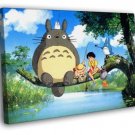 My Neighbor Totoro Beautiful Tonari no Totoro WALL  20x16 inch FRAMED CANVAS PRINT