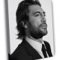 Javier Bardem BW Portrait Suit Beard Hot Rare  20x16 inch FRAMED CANVAS WALL PRINT