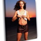 Jennifer Garner Beach Actress  20x16 inch FRAMED CANVAS WALL PRINT