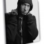 Eminem 2014 Marshall Mathers BW Rapper Hip-Hop Rap WALL  20x16 inch FRAMED CANVAS PRINT