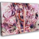 Vocaloid Sakura Miku Pink Hair Beautiful Art Anime WALL  20x16 inch FRAMED CANVAS PRINT