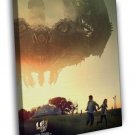 Transformers Age of Extinction Cade Tessa Yeager WALL  20x16 inch FRAMED CANVAS PRINT
