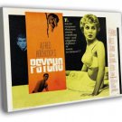 Psycho Retro Classic Movie Vintage WALL  20x16 inch FRAMED CANVAS PRINT