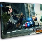 Battlefield Hardline Chase Video Game WALL  20x16 inch FRAMED CANVAS PRINT