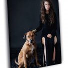 Lorde Dog Indie Pop Singer Music Rare WALL  20x16 inch FRAMED CANVAS PRINT