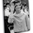 Jacqueline Kennedy Onassis Retro BW Beautiful WALL  20x16 inch FRAMED CANVAS PRINT
