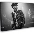 Tyga BW Rapper Hip-Hop Music Rap WALL  20x16 inch FRAMED CANVAS PRINT