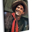 Gregory Peck Retro Classic Actor WALL  20x16 inch FRAMED CANVAS PRINT