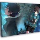Psycho-Pass Shinya Akane Tsunemori Anime Manga WALL  20x16 inch FRAMED CANVAS PRINT