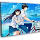 Beautiful Love Couple Amazing Anime Manga Art WALL  20x16 inch FRAMED CANVAS PRINT