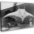 The Great Manta Captain A.L. Kahn 1933 Retro Old BW WALL  20x16 inch FRAMED CANVAS PRINT