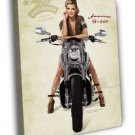 Marisa Miller American Hot Pin Up Model WALL  20x16 inch FRAMED CANVAS PRINT