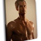 Andy Murray Shirtless Tennis Player Sport WALL  20x16 inch FRAMED CANVAS PRINT