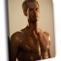 Andy Murray Shirtless Tennis Player Sport WALL  20x16 inch FRAMED CANVAS PRINT