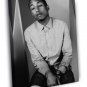 Pharrell Williams Amazing BW Portrait Shirt Handsome WALL  20x16 inch FRAMED CANVAS PRINT