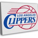 Los Angeles Clippers Logo Basketball Sport Art  20x16 inch FRAMED CANVAS WALL PRINT