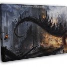 Godzilla 2014 Movie Film Awesome Art  20x16 inch FRAMED CANVAS WALL PRINT