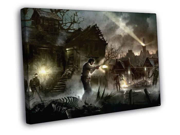 The Evil Within Video Game Art  20x16 inch FRAMED CANVAS WALL PRINT