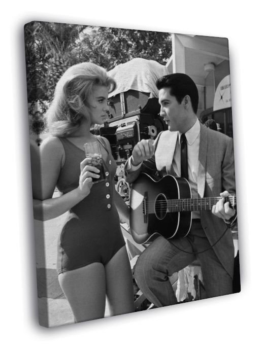 Viva Las Vegas Ann Margret Elvis Presley Movie WALL  20x16 inch FRAMED CANVAS PRINT