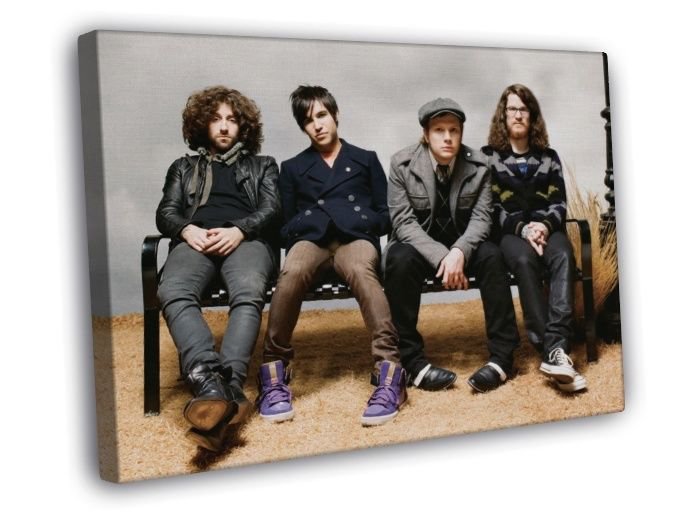 Fall Out Boy Rock Band Music  20x16 inch FRAMED CANVAS WALL PRINT