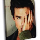 Ian Somerhalder Portrait Actor  20x16 inch FRAMED CANVAS WALL PRINT