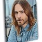 Jared Leto Portrait Rock Singer Actor 20x16 inch FRAMED CANVAS WALL PRINT