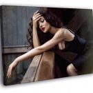 Monica Bellucci Hot Woman Passion Actress  20x16 inch FRAMED CANVAS WALL PRINT
