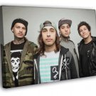 Pierce The Veil Rock Band  20x16 inch FRAMED CANVAS WALL PRINT